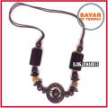 Kalung Wanita kayu redwood Hitam Ekslusive. 