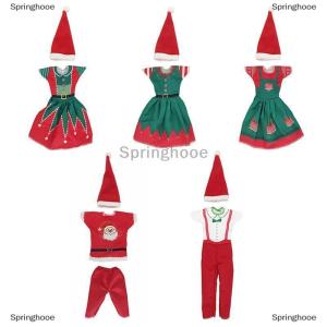 [COD] Springhooe Christmas Dress Outfit Dress Hats for 11 inch 30cm Doll Clothes Doll Accessories