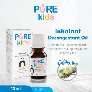 Purekids Inhalant Decongestant Oil 10ml | Aromaterapi Untuk Melegakan Pilek & Hidung Tersumbat