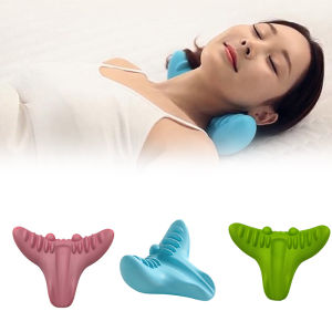 Neck Shoulder Cervical Chiropractic Traction Device Massage Pillow