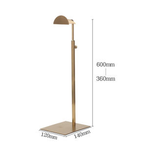 [HUSTOM] COD ที่แขวนกระเป๋าถือสีทอง เงินขัดเงาปรับได้ชั้นวางกระเป๋าถือ