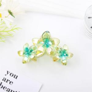Candy Color Frangipani Flower Hair Clip Large Grab Clip Back Head Hair Accessories Headdress