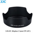JJC Lens Hood Shade Replace EW-63C for Canon RF 24-50mm f/4.5-6.3 IS STM Lens, EF-S 18-55mm f/3.5-5.6 IS STM Lens & EF-S 18-55mm f/4-5.6 IS STM Lens on Canon EOS R50 V R8 R10 R7 R50 V 90D 80D 77D. 