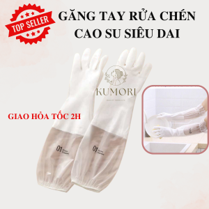 GĂNG TAY SIÊU DAI CAO SU rửa chén bát làm giặt đồ vệ sinh đa năng siêu bền KUMORI STORE
