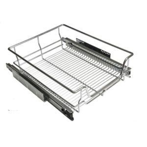 Kitchen pull out wire drawer storage basket (450mm)