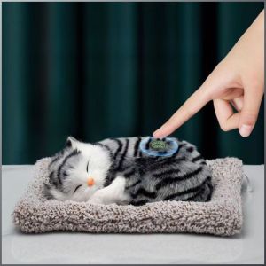 Simulated Pets Tiger Stripe Simulated Toy Variety Functionality Touch to Sound Soft Plush Material