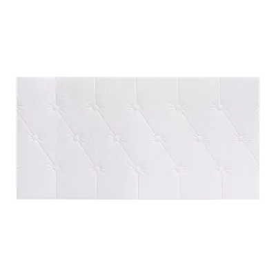 70*35cm 3D Stereo Wall Stickers Anti-collision Headboard Waterproof Thicken Foam Wall Panel Tatami Soft Foam Anti-collision Cushion Self Adheneive Wallpaper Bedroom Home Bedroom Living Room Bed Decor