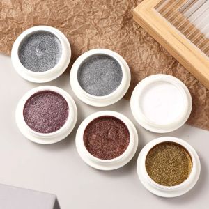 SHIHENG Gold Silver Chrome Nail Powder Rubbing Pigment White Nail Powder Nail Art Decoration Rainbow Nail Art Pearl Gradient Holographic Nail Powder Nail Art
