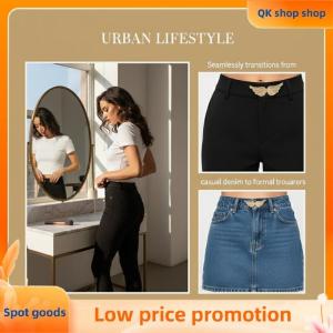 ✨QK shop✨ Portable Angel Wings Jeans Waist Button Adjustable Clips For Pant Skirts Waist Tightener Buckle Pin Button Clothing Supplies
