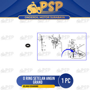 Oring Setelan Angin Grand (Harga 1 PC) - O Ring Karet Seal Setelan Angin Karburator Astrea Supra