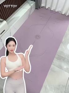 YOTTOY Non-slip Shock Absorption Silent Yoga Mat Home Use