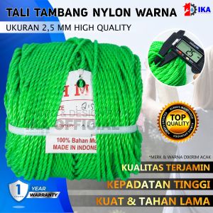 Tali Tambang 25 mm panjang warna kuat bagus murah