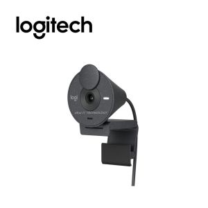 Logitech BRIO 300 1080p 2 Megapixel webcam with auto light correction noise-reducing mic and USB-C connectivity