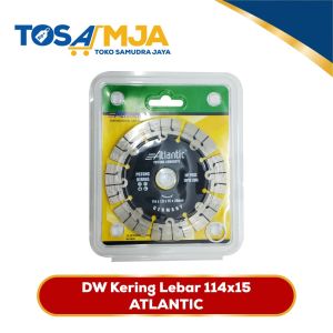 DIAMOND WHEEL ATLANTIC 114x15MM SUPER LEBAR & Awet | Mata Potong Concrete Batu | Keramik | Granit