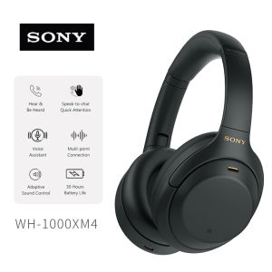 【Loacl Shipping】Original Sony WH-1000XM4 Headphones Bluetooth Wireless Noise Cancelling Headset With Microphone For PC Computer IOS/Android Portable Wireless Headset For Kids Sony Bluetooth Headphone