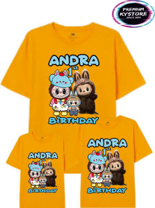 Kaos Ulang tahun motif La bubu Kaos unik dan keren bisa untuk couple - Kystore