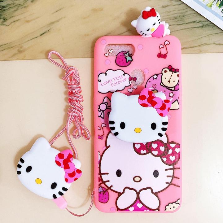 For OPPO A5s Case CPH1909 6.2 New Cute Cartoon Hello Kitty Soft