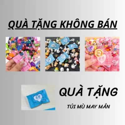 (Mua set 50 tặng 10) Combo 20-50 túi mù charm phát sáng đồ chơi mini bóc túi mù phát sáng trái cây túi mù siêu rẻ