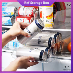 HKStorage Nhà Bếp Tủ Lạnh Lưu Trữ Hộp Pull-Out PET Lon Chai Nước Giải Khát Lưu Trữ Và Hộp Phân Loại Độ Trong Suốt Cao Lưu Trữ Hộp