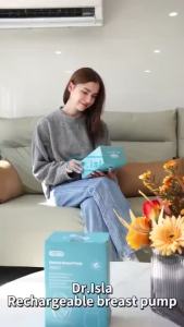 Dr.isla Breast Pump Electric Breast Pump-Light One-step breastfeeding Painless Pumping Breast EB11