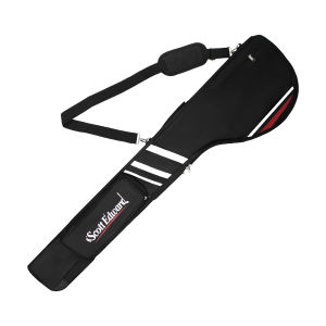 Scott Edward Foldable Golf Club Carry Bag Portable Sunday Pencil Bag Lightweight Waterproof Training Case Holds 7-12 Clubs