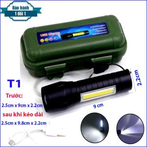 Đèn pin siêu sáng XML-T6 Chiếu Xa 800M đèn pin chống nước