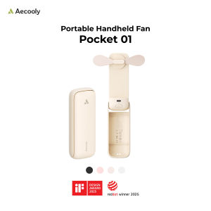 [NEW] Aecooly พัดลมมือถือ Pocket 01 ความจุ 2000mAh พัดลมพกพา ขนาดเล็ก พับเก็บได้ พกติดกระเป๋า