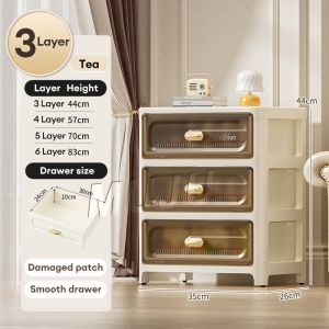 Hisoa 35cm Wheeled Drawer Cabinet | Space-Saver Clothes Organizer