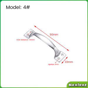 Nexlent Curved Bow Stainless Steel Door Handle for Kitchen Cabinets Drawers Doors Classic Design