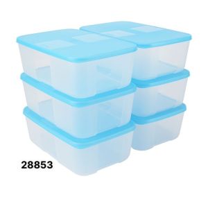 Sét 6 hộp Tupperware 1.7L dùng ngăn đông ngăn mát