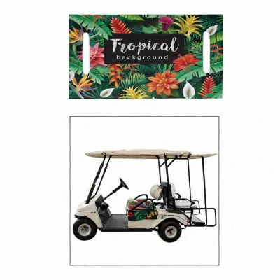 【Booming】 Golf Cart Seat Cover Towel Blanket Fit Waterproof Non Slip Resistant for Golf Cart UTV ATV Protector