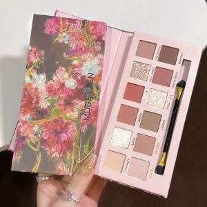 MUGE LEEN 12 Color Eyeshadow Palette Matte Pearlescent Glitter