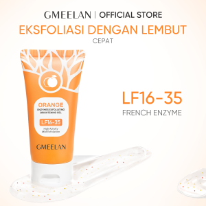 GMEELAN 2PCS Orange Exfoliating Gel 50g Pengelupasan Kulit Peeling Blackhead Remova Eksfoliasi Wajah Mengangkat Sel Kulit Mati Peeling Face Skincare