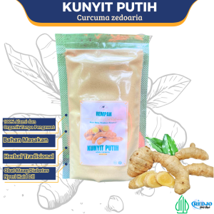 Kunyit Putih Bubuk White Turmeric Curcuma zedoaria Powder Asli 100% Murni Redjo Rempah Nusantara JSR