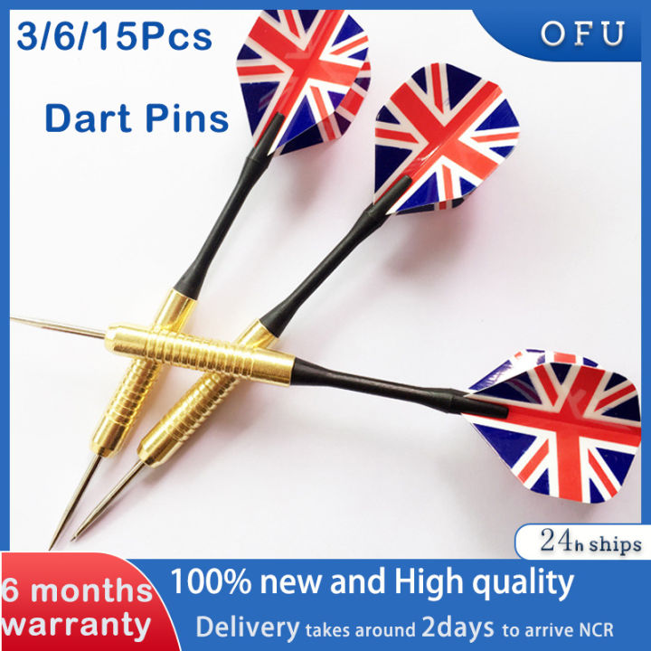 3/6/15Pcs Dart Pins Professional Darts Pin Flag Copper Tournament Safty ...