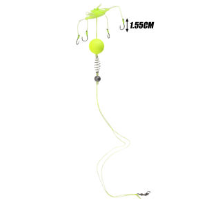 3ชิ้นตะขอเหล็กกล้าคาร์บอนกรงเหยื่อตกปลาเซ็ตตกปลากรงเหยื่อกันลมลอยบรรทัดทุ่นตกปลาแบบจมน้ำป้อนแบบกลุ่ม