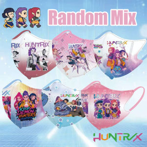 BT 3-12 Years Old Kids Protection Mask 3d Three-Dimensional Huntrix Girl Group Cartoon Skin-Friendly Ventilate Independent Packaging Boys And Girls Universal 儿童 3D 口罩 猎女魔团