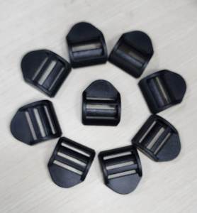 Khoá tăng giảm quai nón bảo nhựa quai balo túi xách 2.5cm màu đen