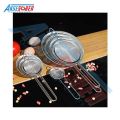 Aksesoren Saringan Stainless Steel [1 Pcs] / Penyaring Gorengan Air Kopi Teh Jeruk Tepung Kelapa Stainless 10 / 12 / 14 / 16 / 18 / 20 / 22 Cm / Serokan Masak Alat Penggorengan Dapur Besar Kecil. 