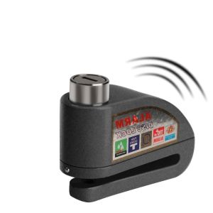 ที่ล็อครถ ล็อคดิสเบรค alarm ล็อคดิส กุญแจล็อคดิสมีเสียง  ดิสเบรคแบบมีเสียงเตือน กุญแจล็อครถมอเตอร์ไซค์ Alarm Lock Disc เหมาะสําหรับรถรุ่นต่างๆ