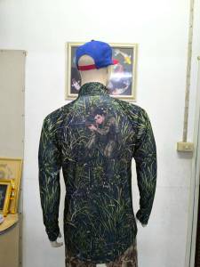 Reed Field Camo  เสื้อตกปลามอไซร้จักรยานแขนยาว JK Thailand กันยูวี80% แห้งเร็ว ผู้ชาย ผู้หญิง สำหรับกีฬากิจกรรมกลางแจ้ง