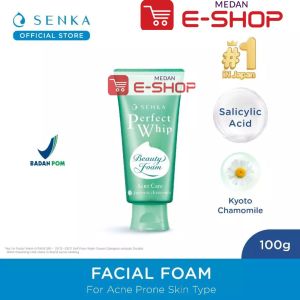 SENKA Perfect Whip Acne / Jerawat Care Facial Foam 50 & 100g Gram Sabun Cuci Muka / Wajah
