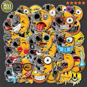 Sticker Cool Emoji chống nước dán laptop điện thoại đàn guitar mũ bảo hiểm. MSP: SV46