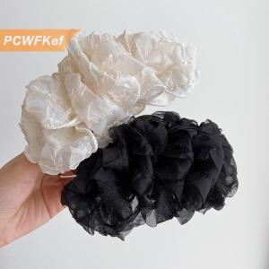 【PCWFKef】 Đa năng Fluffy tóc clip cho phụ nữ cô gái ngọt ngào Bow tóc lớn Claw cao đuôi ngựa cá mập Clip Thời Trang Phụ Kiện Tóc Quà Tặng