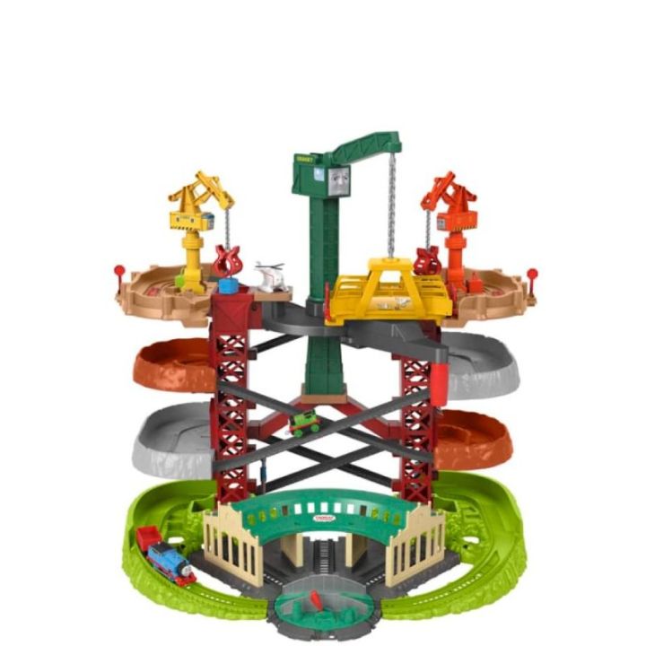 Thomas 2024 & Friends Trains & Cranes Super Tower Motorized Toy Train Playset