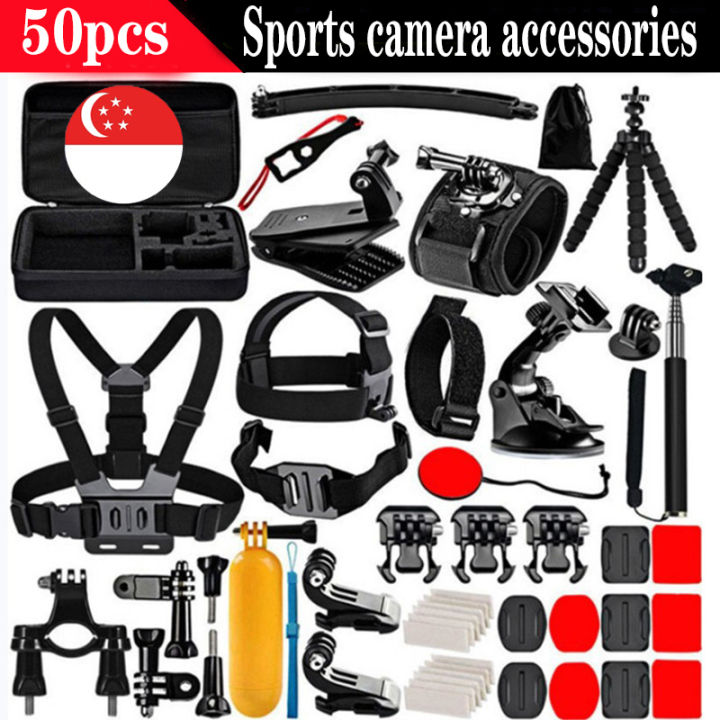 Gopro 11 10 Sports Camera Accessories 50-In-1 Set Small Ant