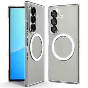 Spigen Ultra Hybrid Pro MagFit Anti-Yellowing Case For Samsung Galaxy Z Fold 8 Ultra 7 6 5 Transparent Shockproof Cover Z Fold7 Fold6 Clear Case