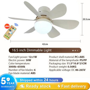 100% Asli 2 IN 1 Kipas Lampu BLADE E27 LED BULB NEW 40 WATT DEKORASI LAMP Garansi 5 Tahun TOP