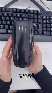 Pembesar Suara 1202 Bluetooth Super Bass Mudah Alih Tanpa Wayar 5W Pembaca Cahaya RGB Kad MP3 TF/USB - (Hitam)