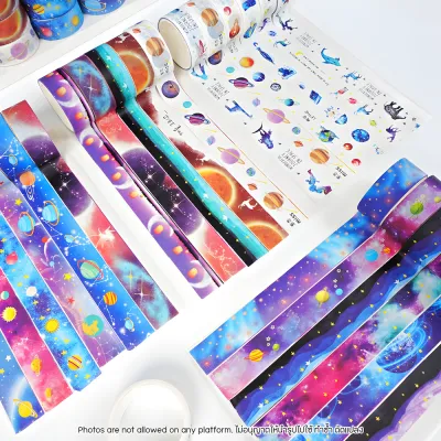 Washi Tape ลายแมวน่ารักสุดคิ้วท์ ยาว 5 เมตร เทปตกแต่ง DIY สมุดไดอารี่ เครื่องเขียนสไตล์เกาหลี ลายการ์ตูนน่ารัก ติดแน่นทน